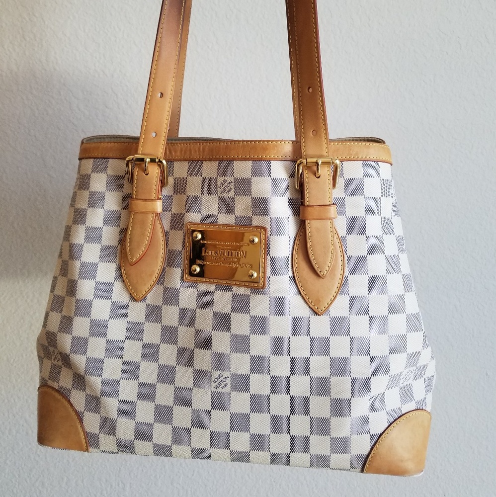 Louis Vuitton Damier Azur Hampstead MM